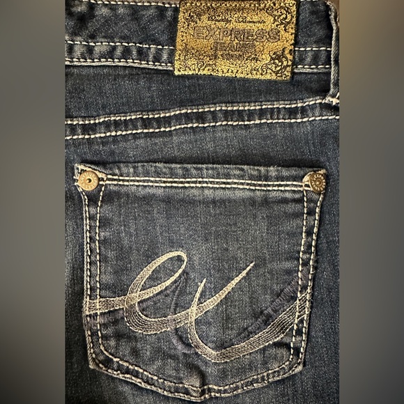 Express Low Rise Bootcut Jeans - 6R - Picture 3 of 4